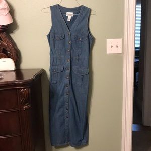 Women’s Jean Dress- Front Button-M
